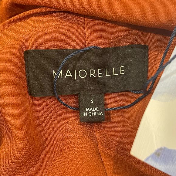 NEW Majorelle Nelly Mini Dress in Terracotta Brown Size Small - Picture 6 of 11